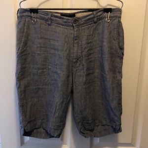 Jos A Bank men’s navy linen shorts